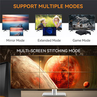 UHD-câble HDMI 8K UHD 48Gpbs, haute vitesse, 2.1V, à quatre bouclier, mâle vers mâle, pour projecteur DVD, PS4