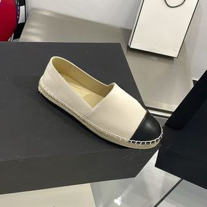<span class=keywords><strong>Espadrilles</strong></span> plates classiques bicolores à bride cheville pour femme, avec bordure en chanvre, respirantes, décontractées, printemps-automne - Product Image 5