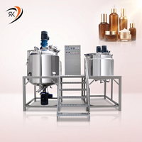 Machine à émulsionner sous vide pour la production de crème, gel et lotion