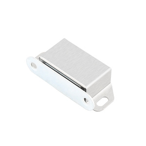 Loquet de porte magnétique en acier inoxydable, matériau 201, design minimaliste pour quincaillerie d'armoire - Product Image 1