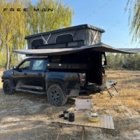 Tente de camion à double couche imperméable à installation simple, 6,5-8 pieds, pour pick-up Dadao Explore, camping et utilisation sur le toit de voiture