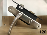 Cerradura de manija de puerta de cilindro de aluminio de aleación de Zinc de 70mm de alta calidad, llave de Color SS, desbloqueo, hoteles antirrobo impermeables