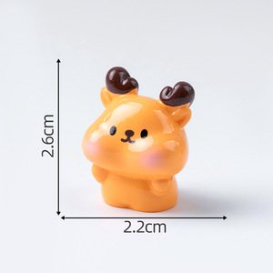 Adorables petits éléphants, cochons, lapins, chiens et autres petits animaux, accessoires de décoration DIY pour voiture et bureau - Product Image 4