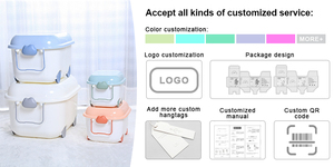 <span class=keywords><strong>Panier</strong></span> <span class=keywords><strong>à</strong></span> <span class=keywords><strong>linge</strong></span> couvert de tissu de toile de polyester de salle de bains de maison avec la poignée - Product Image 6