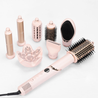 Brosse soufflante volumisante à air chaud OEM avec logo personnalisé, 8-en-1 ionique, moteur BLDC 110 000 tr/min, 3 vitesses, 1200-1400W, outils de coiffure