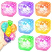 Nouvelles balles sensorielles anti-stress en forme de cœur, extensibles, à remontée lente, en forme de boule de sucre, jouets sensoriels en forme de cœur, balles anti-stress moelleuses