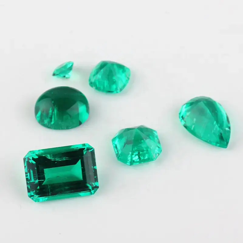 Smaragds chliff 3 Ct 2,5 Ct Ring Cvd Diamant Ohr stecker Labor gewachsen 2 Karat Schraube zurück Ohrring Gold 18 Karat rein