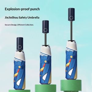 Parapluie pour enfants léger, durable et anti-rebond, pour filles, élèves du primaire, enfants, double usage, soleil et pluie, pliable - Product Image 3