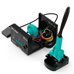 Estación <span class=keywords><strong>de</strong></span> Soldadura <span class=keywords><strong>de</strong></span> Aire Caliente Inteligente RF4 RF-H4 <span class=keywords><strong>de</strong></span> 1200W, <span class=keywords><strong>Pistola</strong></span> <span class=keywords><strong>de</strong></span> <span class=keywords><strong>Calor</strong></span> Potente, Estación <span class=keywords><strong>de</strong></span> Retrabajo BGA <span class=keywords><strong>para</strong></span> Reparación y Desoldadura <span class=keywords><strong>de</strong></span> PCB <span class=keywords><strong>de</strong></span> Teléfonos <span class=keywords><strong>Celulares</strong></span> - Product Image 4