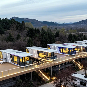 Cápsula Pequeña Inteligente y Conveniente con Cocina y Baño, Espacio Móvil de Glamping para Uso en Hoteles y Villas - Product Image 5