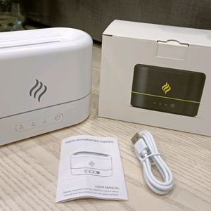 Humidificateur ultrasonique portable intelligent de 250 ml avec lumière et diffuseur d'aromathérapie à flamme pour la maison et la voiture, alimenté par USB, contrôlé par application - Product Image 4