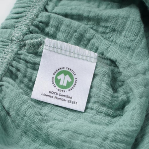 GOTS Certified Muslin Bassinet <strong>Sheet</strong> with 100% Organic Cotton Crepe for 32x16 Inch Moses Basket Mattress Newborn Bedding - Product Image 3
