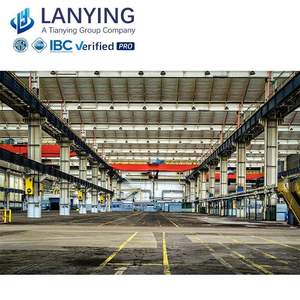 Structure de bâtiment en acier léger de conception moderne, ossature en acier, grands bâtiments, <span class=keywords><strong>traitement</strong></span> de surface galvanisé à chaud, garantie de 5 ans - Product Image 3