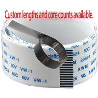 Cable de cabezal de impresión ZCRS I3200 para plóteres de gran formato - Cable de datos de 14 pines engrosado de 14 núcleos compatible con I1600
