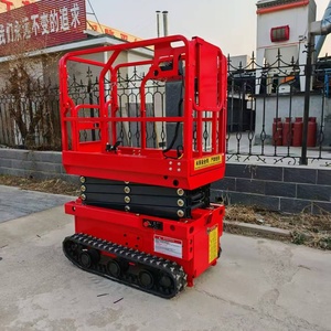 Plataforma Elevadora <span class=keywords><strong>de</strong></span> <span class=keywords><strong>Tijera</strong></span> Móvil Eléctrica P-1000 con Orugas, <span class=keywords><strong>Mini</strong></span> Plataforma <span class=keywords><strong>de</strong></span> Trabajo Aérea Hidráulica con Certificación CE ISO - Product Image 2