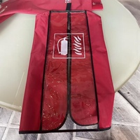 Bâche rouge Jinkai en tissu ignifuge pour équipement de lutte contre l'incendie - Durable, recyclable, personnalisable, flexible, imperméable et anti-poussière