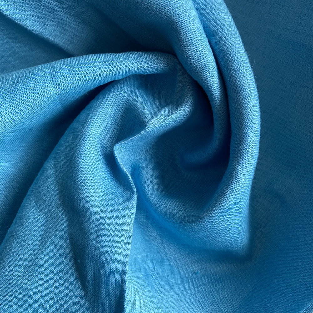 Высококачественная 100% чистая льняная простая ткань для платья, рубашки, занавески