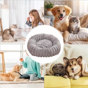 Cama de Lujo para Mascotas (Perros y Gatos) con Diseño de Donut y Logotipo Personalizado, Venta al Por Mayor de Fábrica - Product Image 3