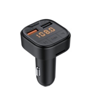 Tragbarer FM-Transmitter Auto-Ladegerät USB SD-Karten-Player FLAC/APE/WAV/MP3 Unterstützung Freisprechfunktion 1 Jahr Garantie