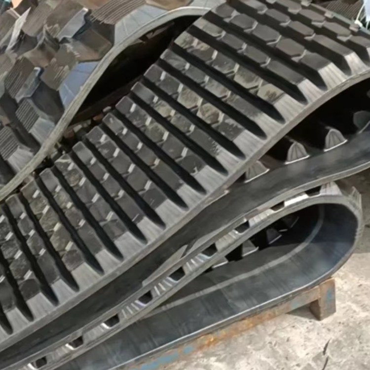 OEM резиновый гусеничный ремень для экскаватора, 381*101,6*42 для кошек, производство резиновых ремней, Vogele S1800