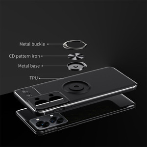 Pour OnePlus Nord 30 11R Ace2 2T étui CE 3 Lite <span class=keywords><strong>N300</strong></span> 5G couverture TPU Silicone métal anneau étui antichoc TPU téléphone couverture arrière - Product Image 6