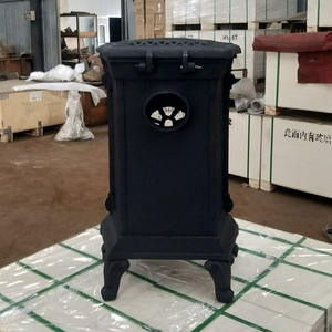 Poêle à bois en fonte pour chauffage domestique, style européen, poêle à foyer indépendant - Product Image 6