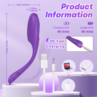 Masseur vaginal en forme de U pour femme, stimulateur du point G, silencieux, adapté aux couples.