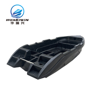 Bateau de ski HDPE rapide et stable de 4.9m, certifié CE, bateau à rames à 7 passagers pour le wakeboard et le surf
