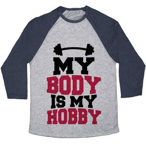 Camiseta de béisbol unisex Tri-Blend de My Body Is My Hobby - Product Image 2