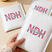 Guandu Individuelles Logo Umweltfreundliche Recycelbare Biologisch Abbaubare Wasserdichte Kraft-Versandtasche Gepolsterte Luftpolsterumschläge für den Versand