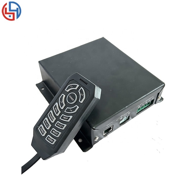 Ambulance Fire Truck Siren Speaker Security Emergency Hot Sale 100w Warning Alarm Electronic Siren 200W Warning Siren pa System
