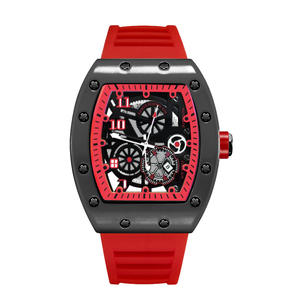 Reloj de hombre Darth <span class=keywords><strong>Vader</strong></span> 1705 resistente al agua que brilla en la oscuridad hueco de cuarzo automático de tendencia de moda informal - Product Image 5