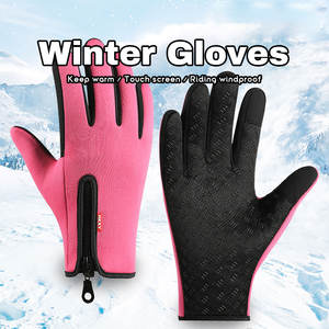 Erkekler için profesyonel özel tasarım kaymaz dokunmatik ekran kış iş eldivenleri - Product Image 4