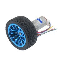 Aismartlink JGA25-370 l'encodeur de moteur à engrenages DC peut mesurer la vitesse du robot de direction de la voiture d'équilibre de suivi