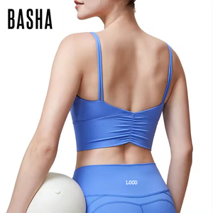 สตรียิม Bra ความแข็งแรงสูงเสื้อกั๊กรองเท้าวิ่งออกกําลังกายกลางแจ้งการฝึกอบรมเครื่องแต่งกายออกกําลังกาย - Product Image 1