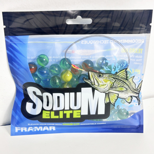 Cebos de gusano de pesca a prueba de humedad de plástico suave transparente impreso personalizado y bolsas de embalaje de alimentos para mascotas con agujero europeo - Product Image 5