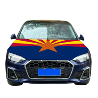 Vente en gros 120x150cm Arizona housses de capot de voiture drapeau abordable résistant à l'usure et durable couverture de capot de moteur de voiture