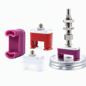 Ventouse en silicone en forme de U n°06 de qualité industrielle pour l'automatisation des robots de préhension et de placement - Product Image 1
