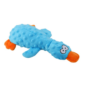 ZHONGYA Pet New Durable Eco-Friendly Plush Quacking Duck Dog Chew <strong>Toy</strong> with <strong>Squeaky</strong> Design for Entertainment and Teeth Cleaning - Product Image 3