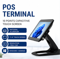 Terminales POS con Pantalla Táctil Capacitiva de 11.6 Pulgadas, Sistemas de Caja Registradora con Windows/Android para Restaurantes y Comercios Minoristas