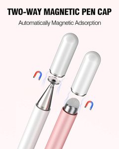 Nouveau stylet pour tablette tactile en métal avec pointe en silicone ronde - Product Image 4