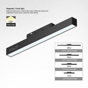 Éclairage d'intérieur ultra mince Moder monté en surface 48v a mené la lumière magnétique de calandre d'inondation de projecteur de voie - Product Image 4