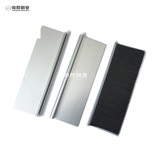 Tùy chỉnh khách sạn Hợp kim nhôm Con lăn màn trập trượt nhà để xe cửa kính niêm phong tải Dock leveller Dải bàn chải - Product Image 6