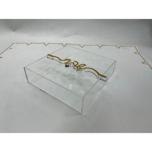 Juif Moderne De Luxe Lucite Acrylique Porte-Serviettes Waterdale Collection Pâque Rosh Hashana Shabbos Shabbat Judaica Pourim - Product Image 3