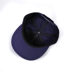 Vente en gros OEM Custom 6 Panel Cotton <span class=keywords><strong>Snapback</strong></span> Cap Unisex non structuré Yupoonge Flat Bill Baseball Hat - Product Image 4