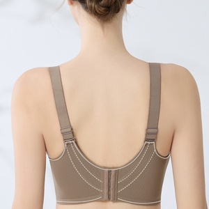Soutien-gorge grande taille pour femmes soutien doux bretelles fines soutien-gorge confortable respirant soutien-gorge push up gelée dentelle soutien-gorge sans couture tissu en maille - Product Image 3