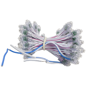 DC12V <span class=keywords><strong>ws2811</strong></span> điểm ảnh nút RGB địa chỉ dẫn ánh sáng dây IP68 đạn đen PVC cơ thể CE ROHS chứng nhận Giấc Mơ trang trí sử dụng - Product Image 2