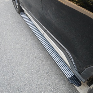Marchepieds latéraux sportifs en aluminium pour ID.6 X Crozz 7 places EV SUV 2021- Sans perçage Ensemble complet - Product Image 4
