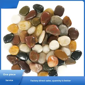 Natural Multicolored Polished <strong>Pebbles</strong> <strong>Stones</strong> for Courtyard Landscaping Fish Tanks Flower Pots Rain Gardens Outdoor Villa Use - Product Image 3