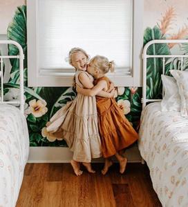 Children <b>Clothes</b> Girls Dresses Korean Dress Child Summer Linen Princess Kids Clothing Outfits Girls <b>Clothes</b> Kids' Dresses - Product Image 3